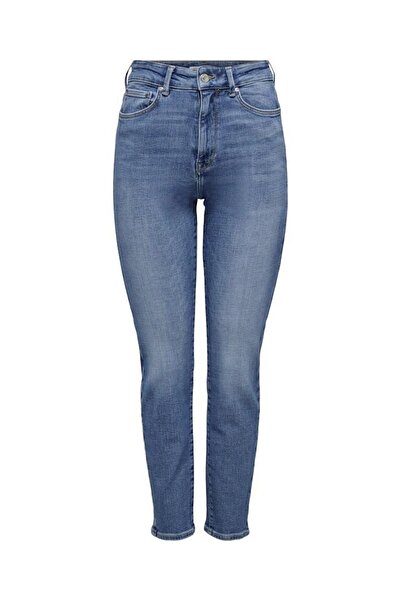 ONLY High Waist Narrow Leg Onlemily Jeans - Stretch Cotton Regular Fit Jeans 15283925