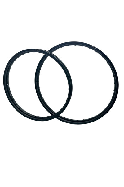 Matrix Siyah Jant Çemberi Seti - 1.20x17 ve 1.20x19 - Çelik ve Dayanıklı Takım