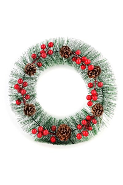 MONDEX Coroană decorativă Santa Lila, 30 cm, multicoloră