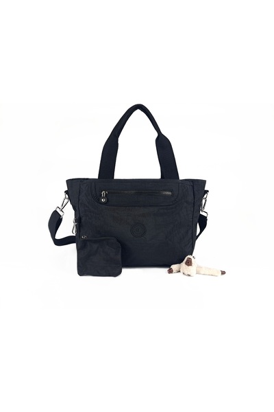 Kadan Çok Bölmeli Kırinkıl Kumaş Omuz & El Çantası