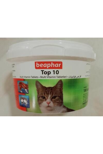 Beaphar Top 10 Multivitamin Tablets for Cats - 180 Tablets