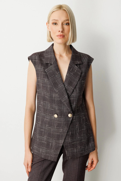 Ekol Minimalist Oversize Sleeveless Vest - Casual and Stylish