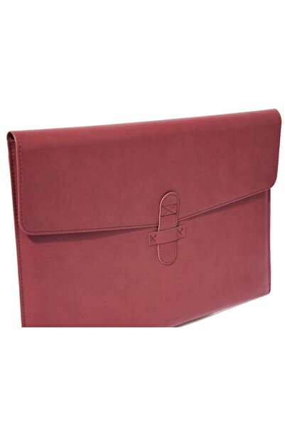 Origin Macbook 16 compatible envelope case made of biogreen PU, magenta