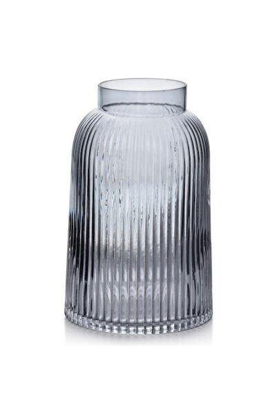 MONDEX Serenite Vase, Mondex, Glass, 15x23cm, Grey