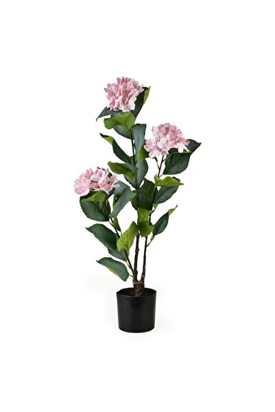 MONDEX Hortensie artificială, Viridis, roz pal, 13x13x78 cm