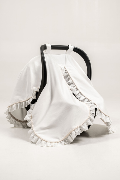 Bebezade Fistolu Simli Piped Baby Stroller Cover