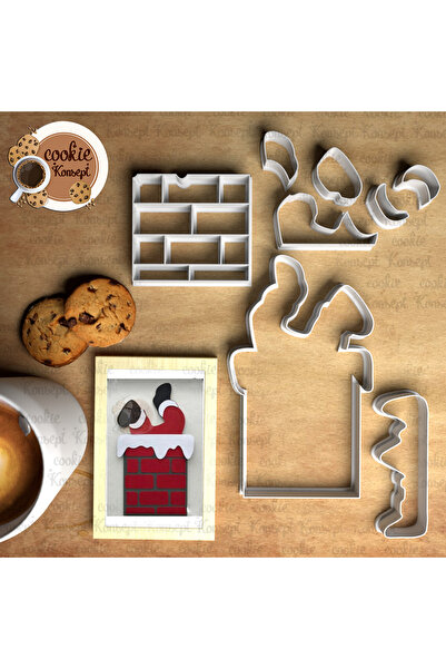 CookieKonsept بابا نويل بكا |   مجموعة قوالب سانتا لعيد الميلاد، مناسبة للعجي...