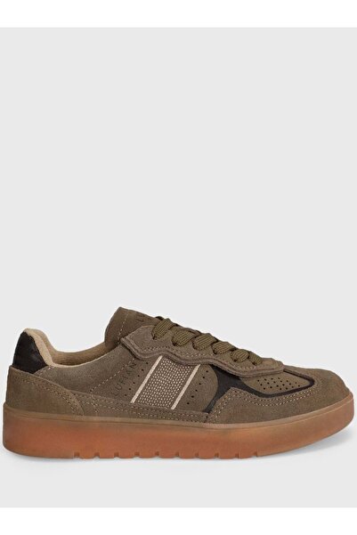 Lufian 122230029 Asiya Deri Unisex Sneaker Ayakkabı KUM