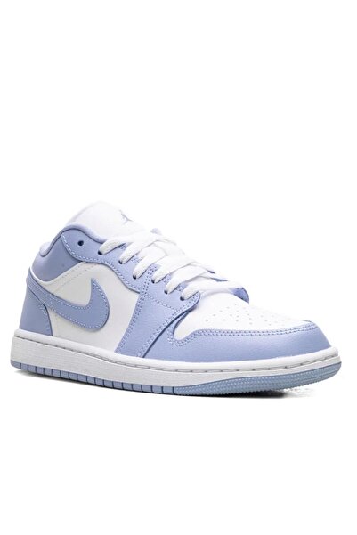 JORDANS 1 Low "White/Aluminum" sneakers