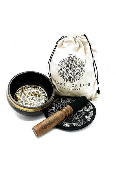 OEM Tibetan Singing Bowl for Healing with Sacred Sounds "Flower of Life" | 14 cm