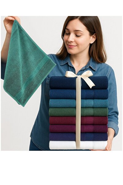 Özdilek Svv Border Hand Face Towel 10 Pieces