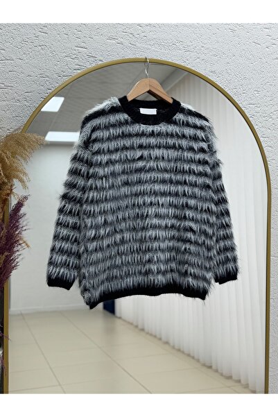 BENAHOLL سترة أديرين ذات الخطوط - كيه آر5061 باللون الأسود