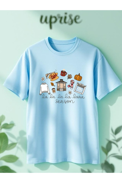 Vordevia Gilmore Girls Sezonul cu imprimeu Bumbac supradimensionat tricou