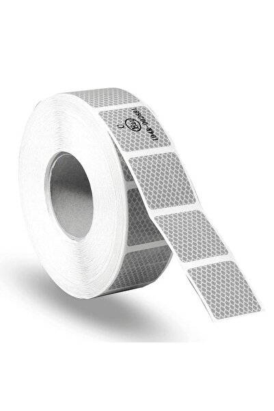 RuniqueHome Tüvtürk Onaylı Reflektörlü Reflektif Fosforlu Şerit Bant Kesikli ...