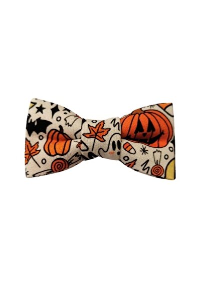 Papileon Children's Halloween Bow Tie 'Boo-Hoo-Hoo' (10x5 cm)