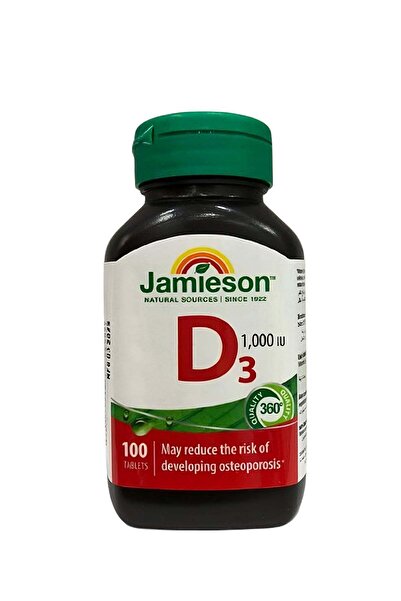 Jamieson Vitamin D3 1000 IU 100 Tablets