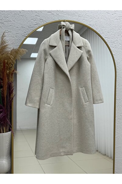 BENAHOLL Aixa Double Pocket Unlined Coat-Ün233 Stone