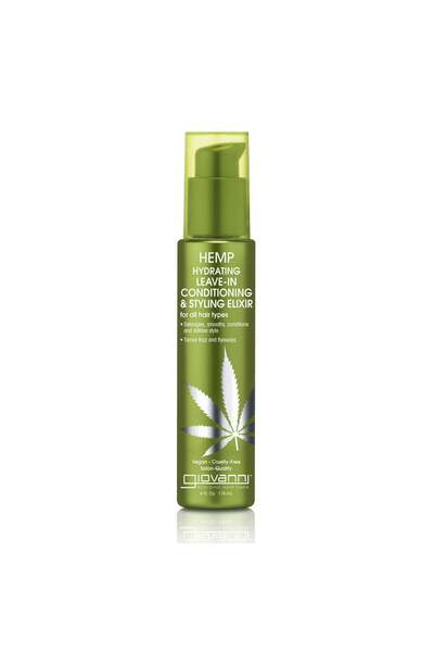 Giovanni إكسير مُرطِّب للشعر بخلاصة القنب، يُترك على الشعر، ١١٨ مل