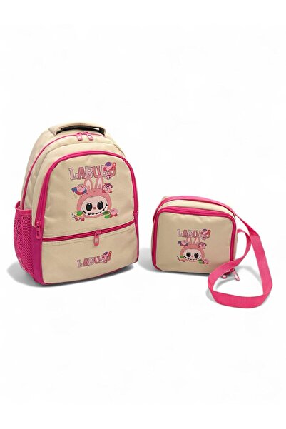 QİELL حقيبة ظهر مدرسية من لابوبولو ذات جودة عالية ومتعددة الألوان مع تغذية حر...