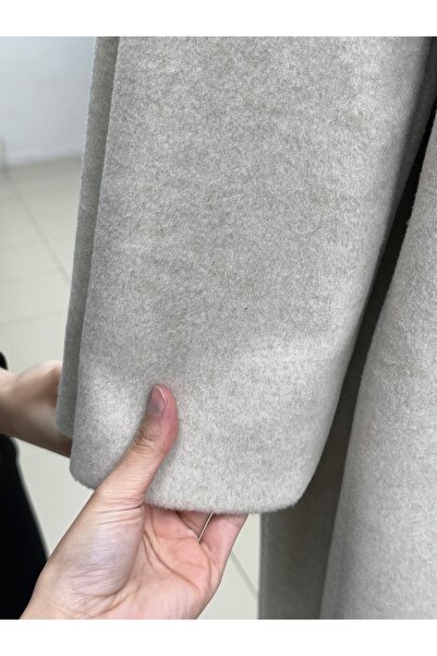 BENAHOLL Aixa Double Pocket Unlined Coat-Ün233 Stone