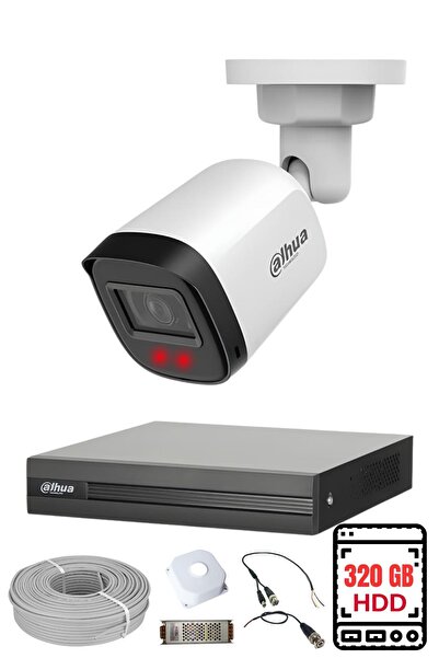 FURY DAHUA 1 Kameralı Gece Görüşlü Su Geçirmez FULL HD Güvenlik Kamerası Seti...