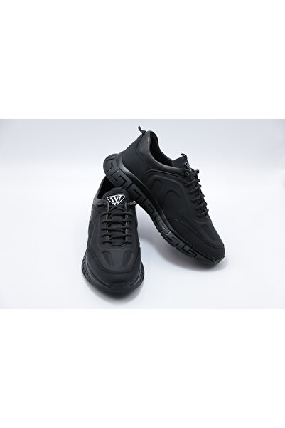 Voyager 6706 Black Genuine Leather Men's Casual Shoes