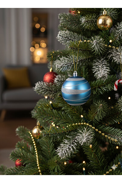 DODOMAR 2 bucăți de ornamente pentru pom de Crăciun (10 cm) - Decor modern de...