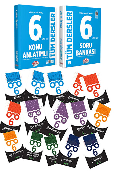 Editör Yayınevi MEB Maarif Modeli 6. Sınıf Tüm Dersler Konu Anlatımı+Soru Ban...