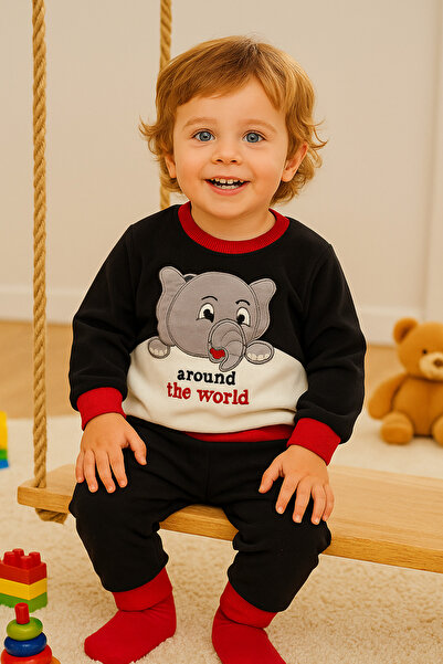 canmana kids&baby Детски комплект с принт на слонове