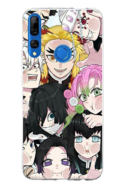 TechTree حافظة سيليكون متوافقة مع هاتف هواوي Y9 برايم (2019) من مانغا ديمون س...