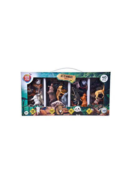 One Two Fun 40 Animal Play Set