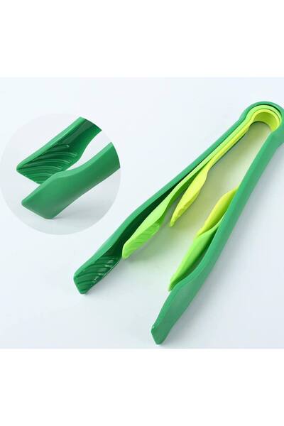 Bestchoice Mutfak gıda maşa kek pasta ekmek maşası 3 lu * gıda Gread plastik ev sebze ve meyve maşası