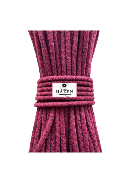 Hazen Home Cheapest Cord String (Half kg) Cord String Cotton 6-7 mm Burgundy for Making Baskets, Supla, Bags