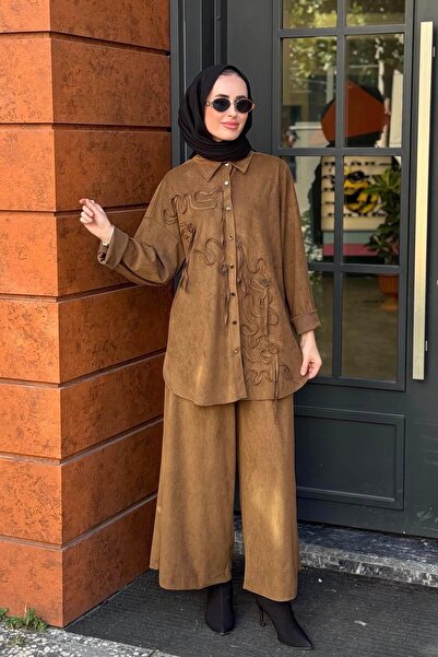 Ceremony Lase Pantolonlu Takım W-6957 Haki