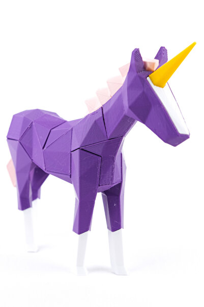 BCOVERART Toyzzart 3D Puzzle Yapboz Mıknatıslı Oyuncak-Unicorn
