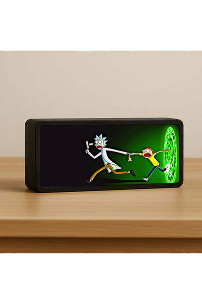 Sfenks. Rick And Morty LED Lamba & Masa Lambası & Gece Lambası