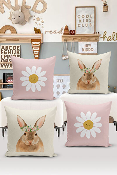 Filamente Set de huse de pernă 4 bucăți pentru cameră pentru copii imprimat d...