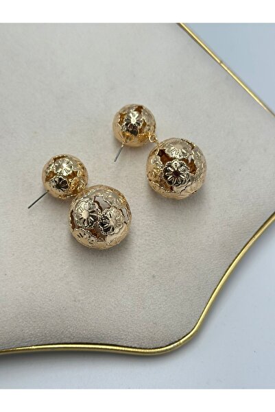 MyladyAccessoriess Vintage Topçuk Earrings (Brass Plated)