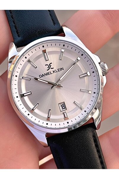 Daniel Klein Leather Cord Calendar Dial 2 Years Warranty 3 Atm Resistant Men's Wristwatch E140036-1