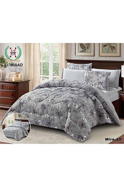 Moon Mira summer bedspread, 6 pieces, in a new design with a floral microfiber fabric.