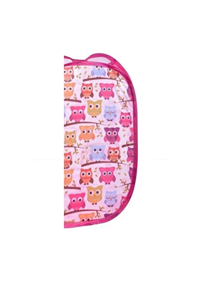 OEM Stuffix Foldable Toy Box, Pink Owl Design, 36x36x58 cm