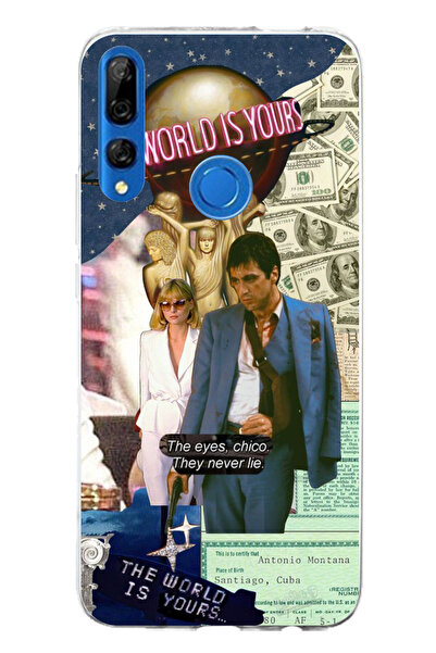 TechTree حافظة سيليكون مطبوع متوافقة مع هاتف هواوي Y9 برايم (2019) بتصميم إلف...