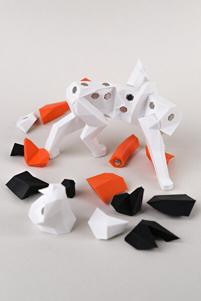 BCOVERART Toyzzart 3D Puzzle Yapboz Mıknatıslı Oyuncak-Yürüyen Kedi