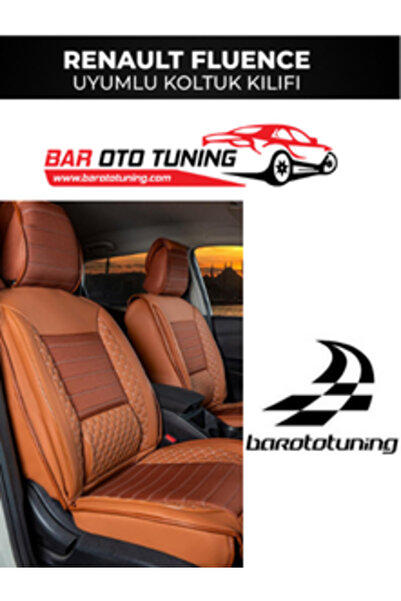 barototuning Renault Fluence Compatible Plus Lux Series Tan Color Auto Seat C...