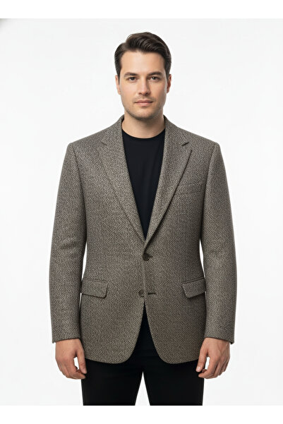 Umberto Men's Relaxed Fit Distressed Jacket