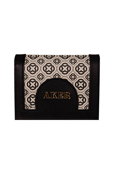 Aker Black Monogram Wallet Cnt20163