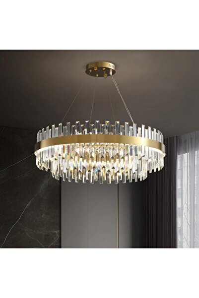 Sigma LED Crystal Chandelier, Remote, Dimmable, Sigma, Round, 75W