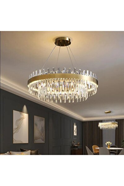 Sigma LED Crystal Chandelier, Remote, Dimmable, Sigma, Round, 75W