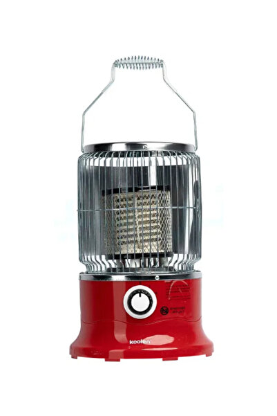 Kolin Round Ceramic Heater 1600/2000W Red