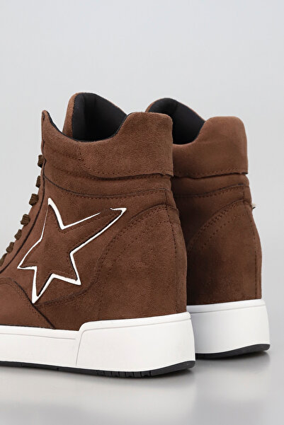 kajal ayakkabı Frm 163 Star Detailed Hidden Heel Zippered Boots